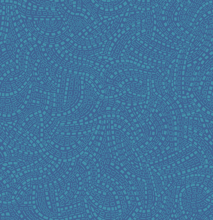 Обои 1838 Wallcoverings Capri Mosaic Azure 1905-127-02